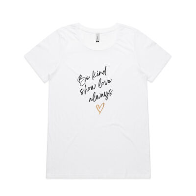 Be Kind Womens Light Tee Thumbnail