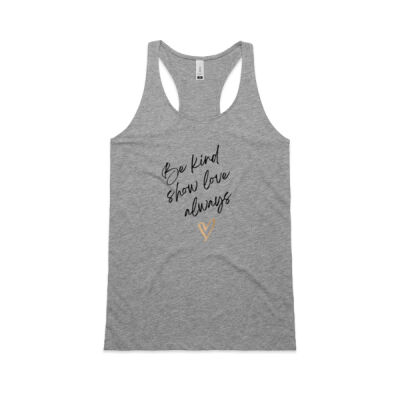 Be Kind Womens Light Singlet Thumbnail