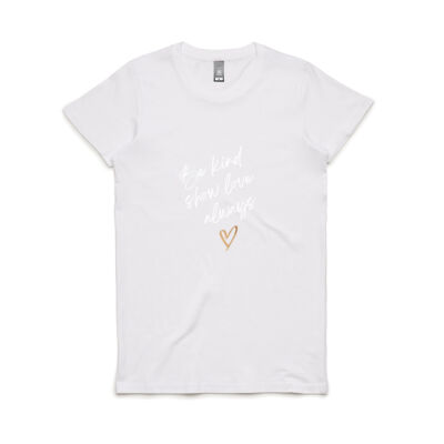 Be Kind Dark Women's Tee Thumbnail